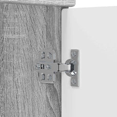 vidaXL Bathroom Under Sink Cabinet Grey Sonoma 78.5 x 37.5 x 81 cm 6