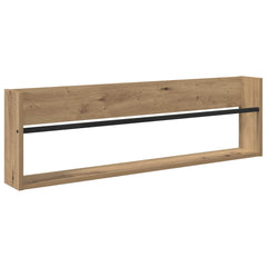 vidaXL Magazine Rack with Shelf 2 pcs Artisan Oak 100 x 12 x 30 cm 5