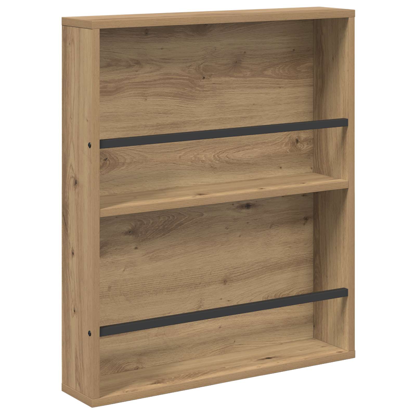 vidaXL Magazine Rack 2 pcs Artisan Oak 60 x 12 x 70 cm Engineered Wood 5