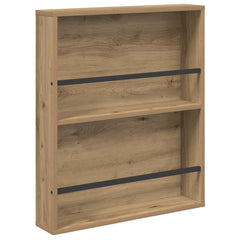 vidaXL Magazine Rack 2 pcs Artisan Oak 60 x 12 x 70 cm Engineered Wood 5