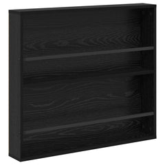 vidaXL Magazine Rack 2 pcs Black Oak 80 x 12 x 70 cm Engineered Wood 5