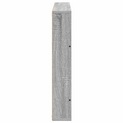 vidaXL Magazine Rack Grey Sonoma 100 x 12 x 70 cm Engineered Wood 6