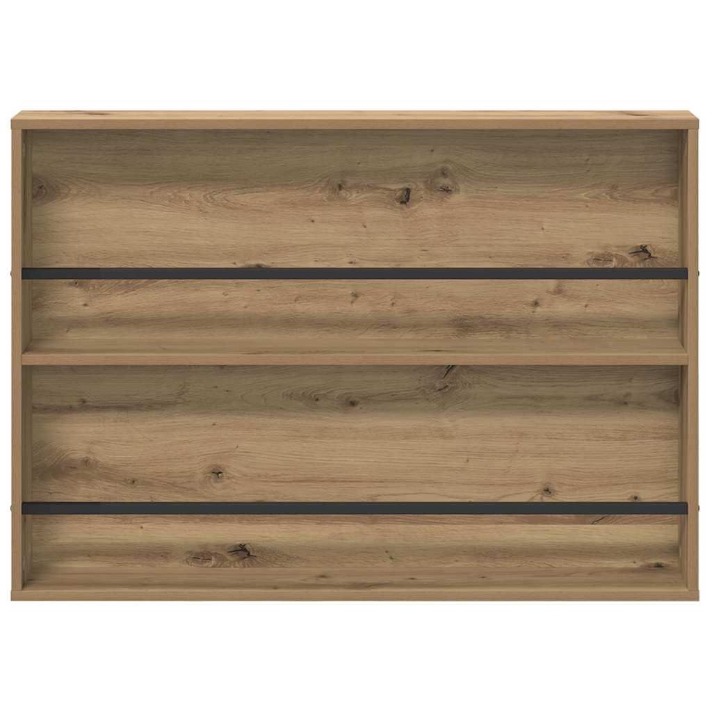 vidaXL Magazine Rack Artisan Oak 100 x 12 x 70 cm Engineered Wood 5