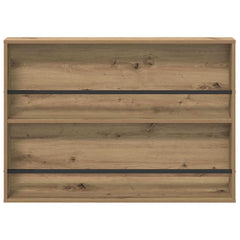 vidaXL Magazine Rack Artisan Oak 100 x 12 x 70 cm Engineered Wood 5