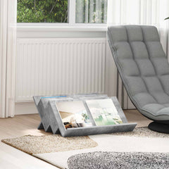 vidaXL Magazine Rack Concerte Grey 65 x 53 x 28.5 cm Engineered Wood 1