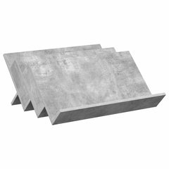 vidaXL Magazine Rack Concerte Grey 65 x 53 x 28.5 cm Engineered Wood 2