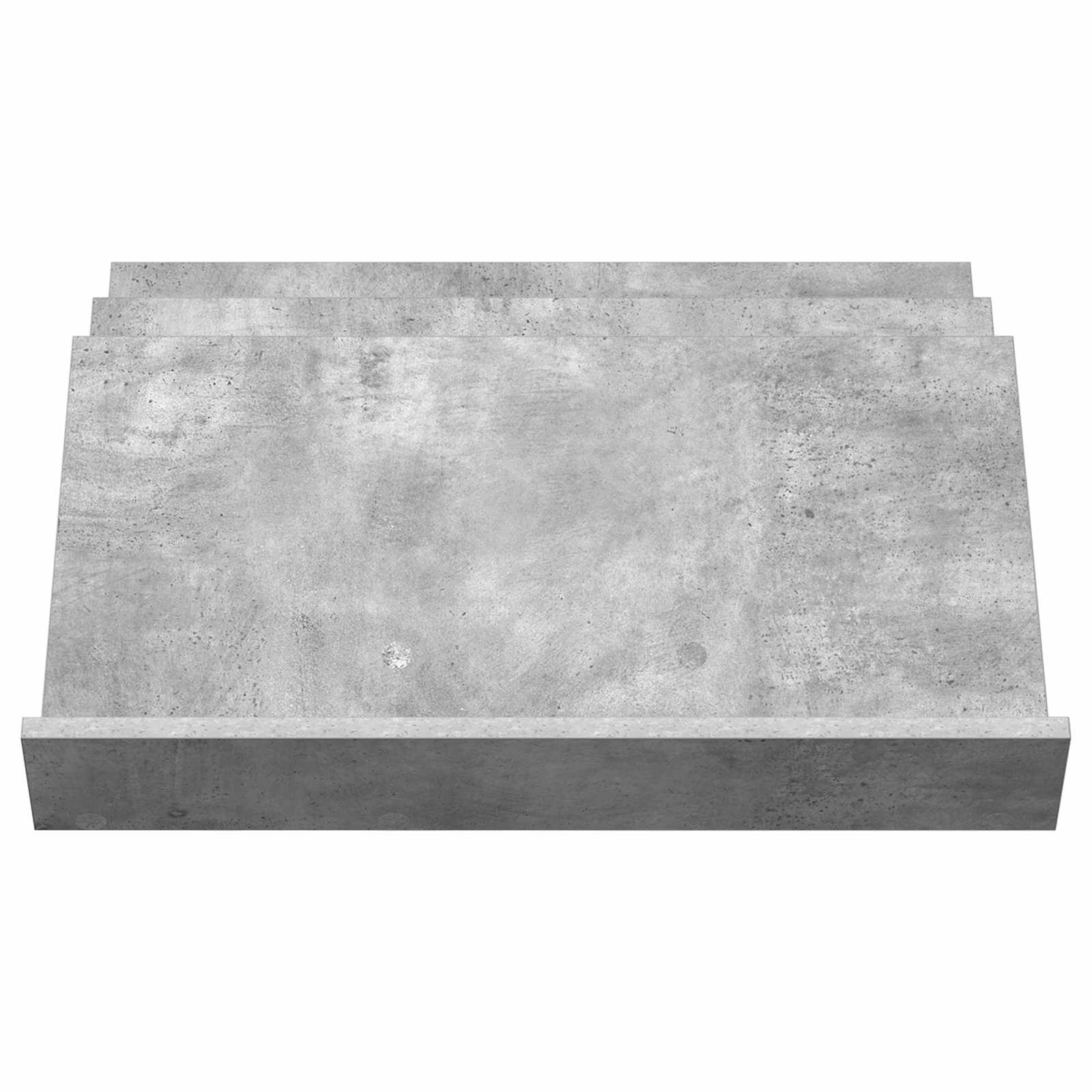 vidaXL Magazine Rack Concerte Grey 65 x 53 x 28.5 cm Engineered Wood 5