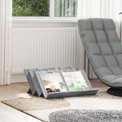 vidaXL Magazine Rack Grey Sonoma 65 x 53 x 28.5 cm Engineered Wood 1