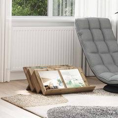 vidaXL Magazine Rack Artisan Oak 65 x 53 x 28.5 cm Engineered Wood 1