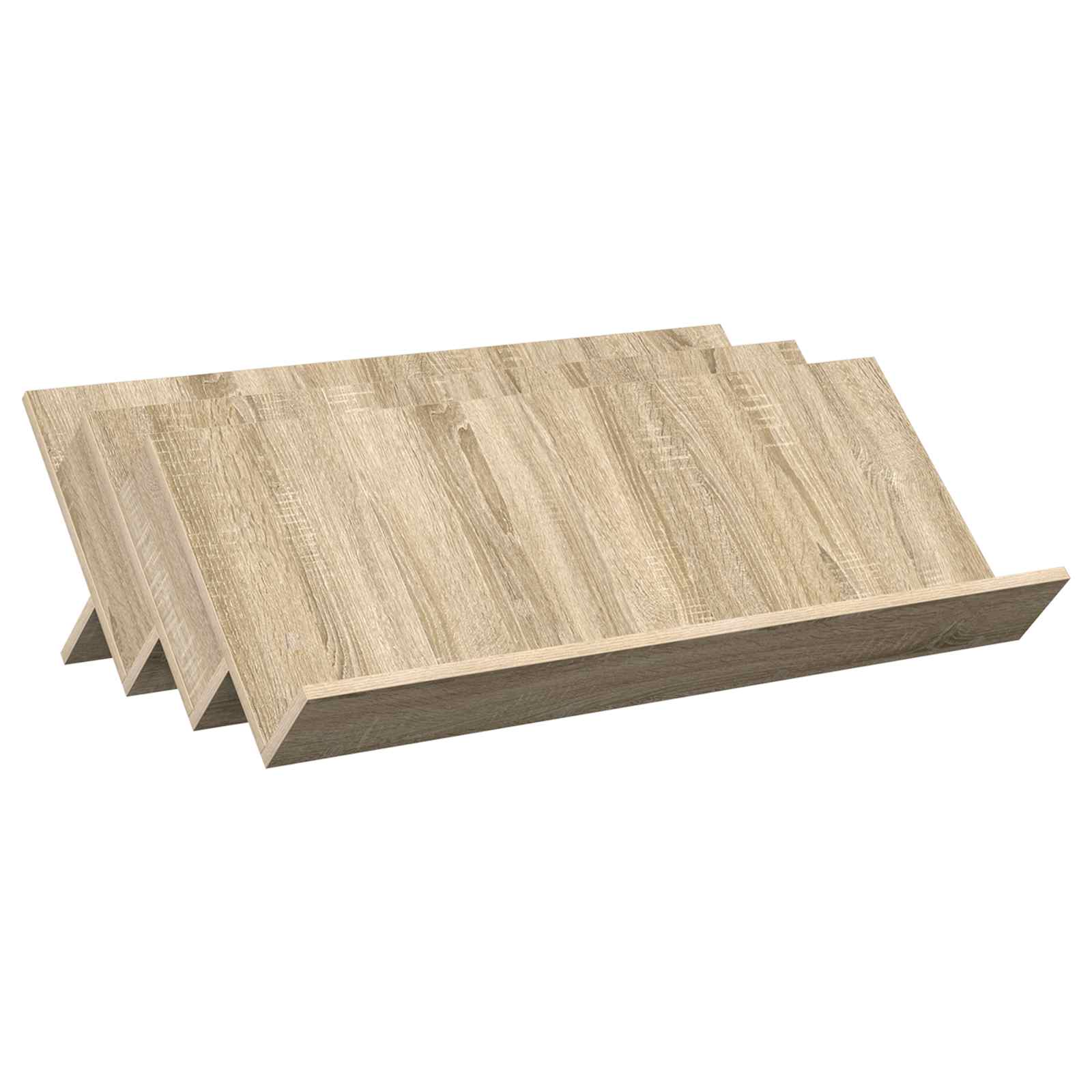 vidaXL Magazine Rack Sonoma Oak 90 x 53 x 28.5 cm Engineered Wood 2