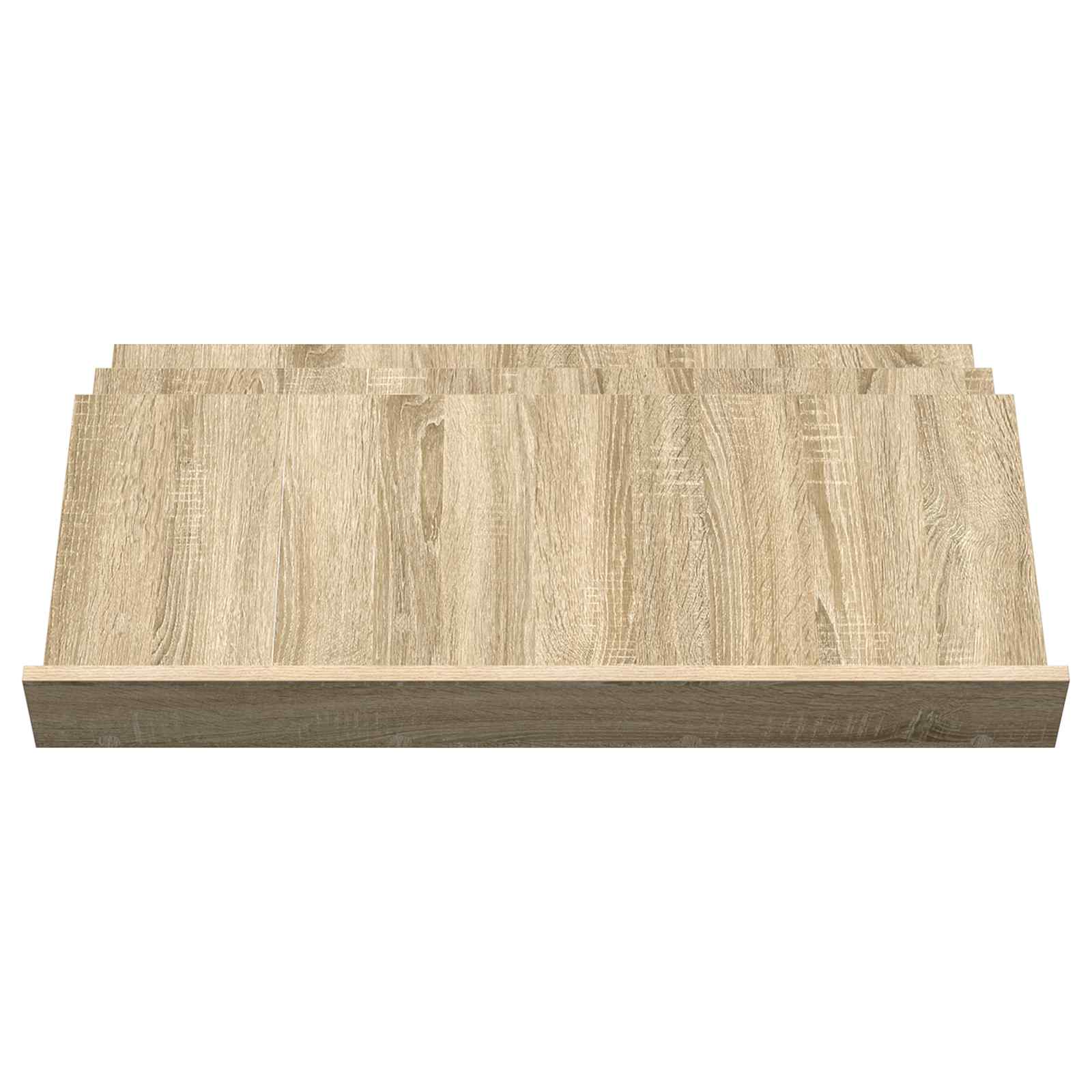 vidaXL Magazine Rack Sonoma Oak 90 x 53 x 28.5 cm Engineered Wood 5