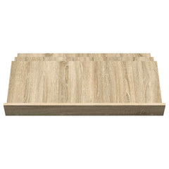 vidaXL Magazine Rack Sonoma Oak 90 x 53 x 28.5 cm Engineered Wood 5