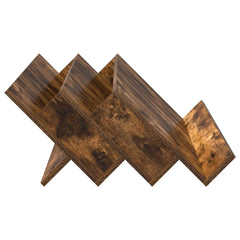 vidaXL Magazine Rack Smoked Oak 90 x 53 x 28.5 cm Engineered Wood 6