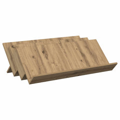vidaXL Magazine Rack Artisan Oak 90 x 53 x 28.5 cm Engineered Wood 2