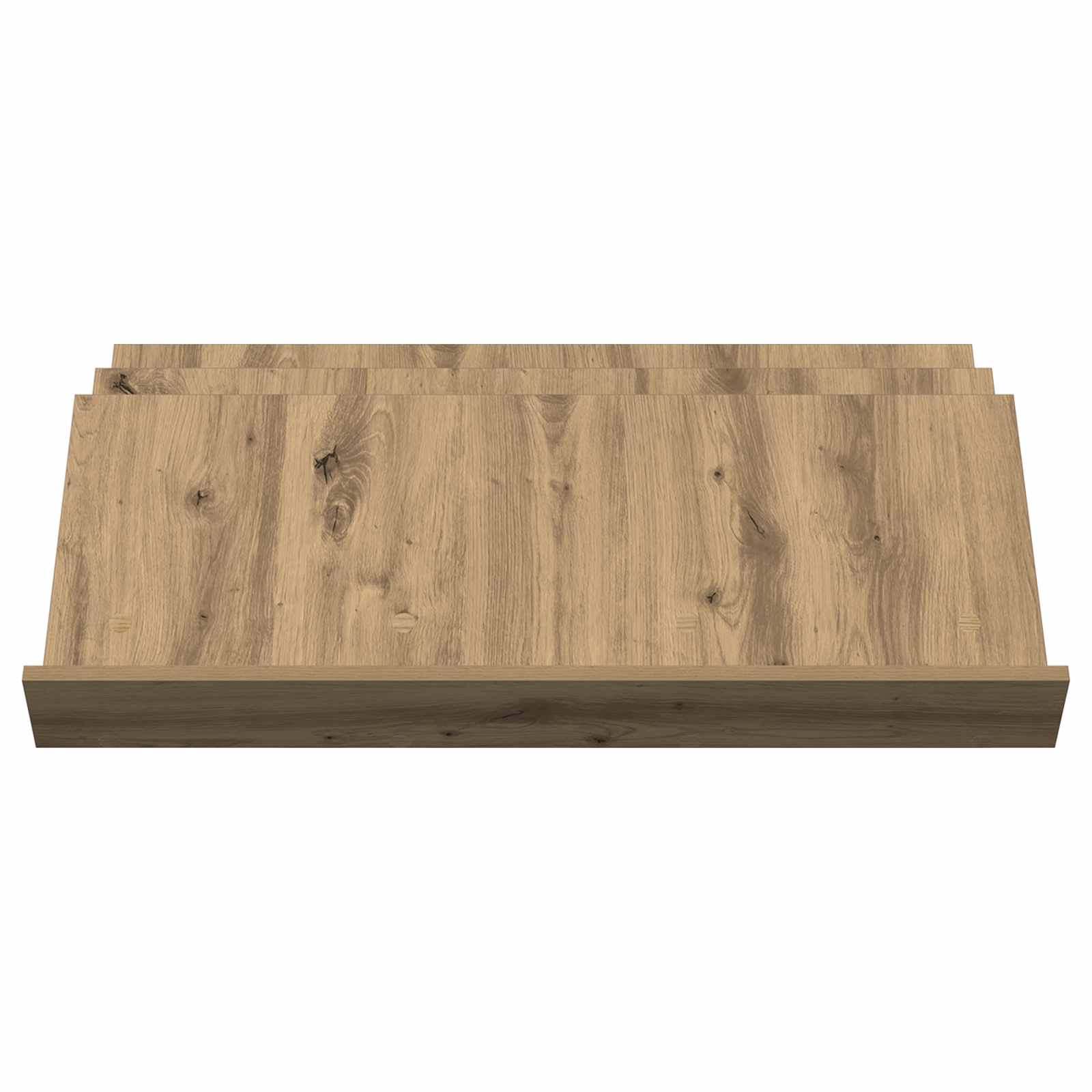vidaXL Magazine Rack Artisan Oak 90 x 53 x 28.5 cm Engineered Wood 5