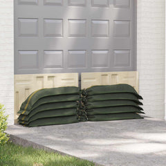 vidaXL Sandbags 25 pcs Dark Green 100 x 25 cm HDPE 1