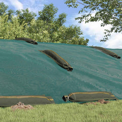 vidaXL Sandbags 25 pcs Dark Green 100 x 25 cm HDPE 4