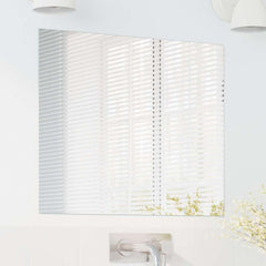 vidaXL Wall Mirror Square 60 x 60 cm Tempered Glass 3