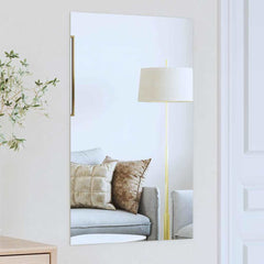 vidaXL Wall Mirror Rectangular 50 x 80 cm Tempered Glass 1