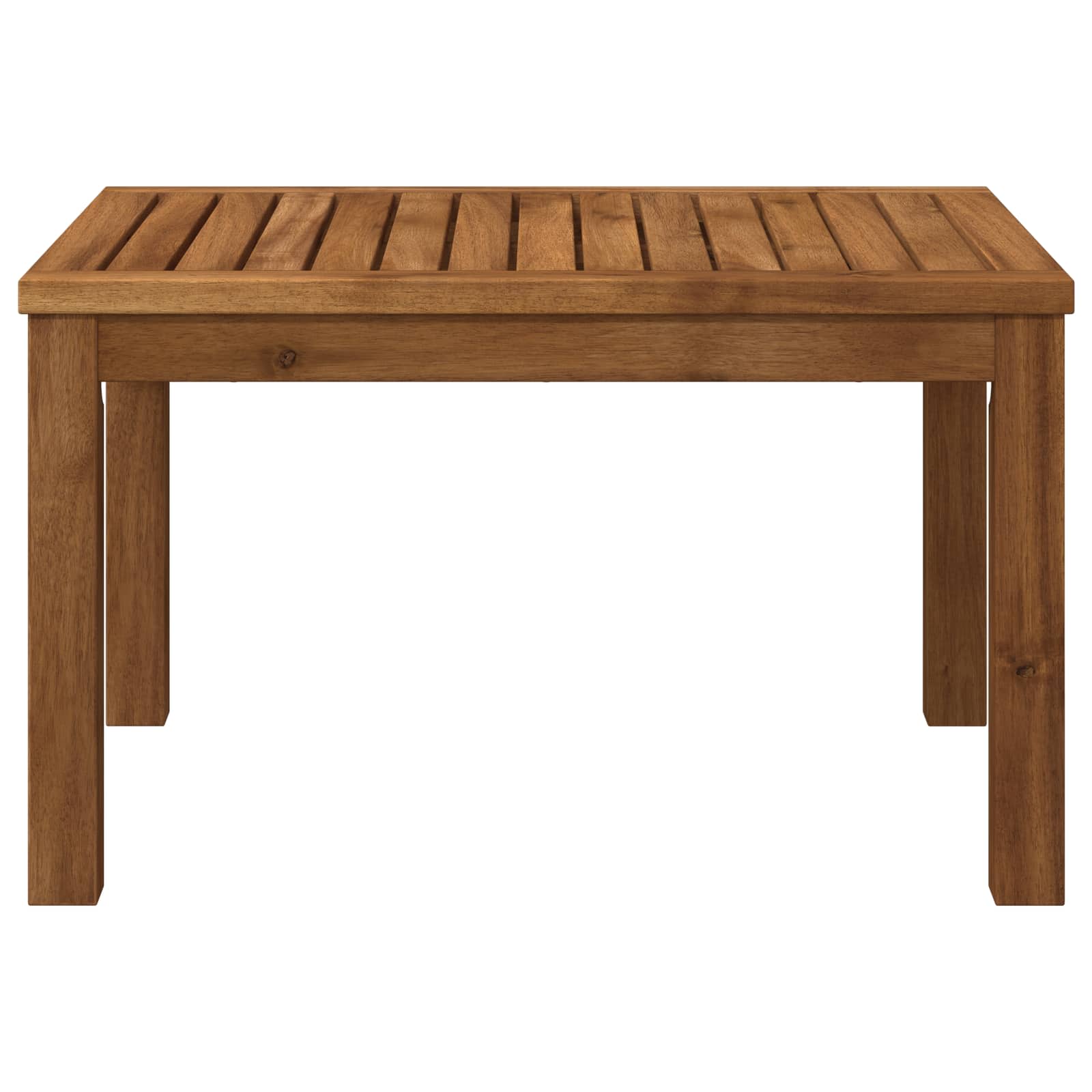 vidaXL Coffee Table Natural 50 x 60.5 x 36 cm Solid Acacia Wood 4