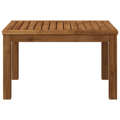 vidaXL Coffee Table Natural 50 x 60.5 x 36 cm Solid Acacia Wood 4