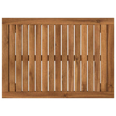 vidaXL Coffee Table Natural 50 x 68.5 x 36 cm Solid Acacia Wood 6