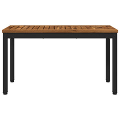 vidaXL Garden Bench 80.5 x 35 x 45 cm Solid Acacia Wood Rectangular 3