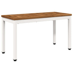 vidaXL Garden Bench 80.5 x 35 x 45 cm Solid Acacia Wood Rectangular 2