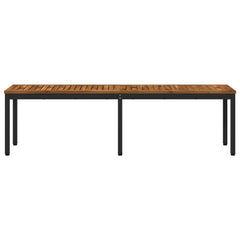 vidaXL Garden Bench 161 x 35 x 45 cm Solid Acacia Wood Rectangular 3