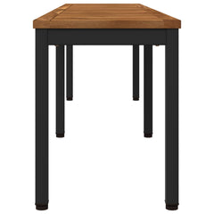 vidaXL Garden Bench 161 x 35 x 45 cm Solid Acacia Wood Rectangular 4