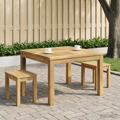 vidaXL Coffee Table White 60 x 60.5 x 36 cm Solid Acacia Wood 1