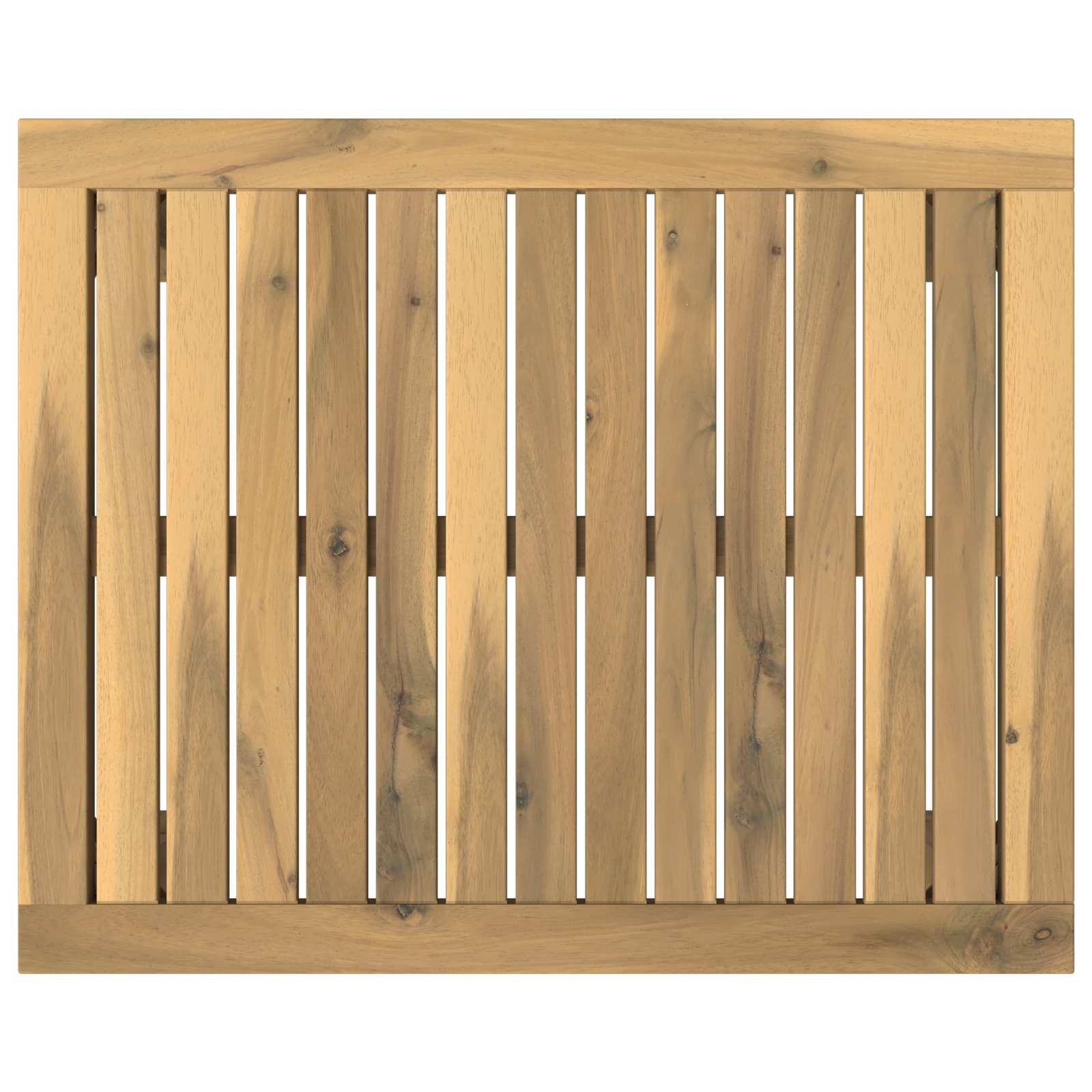 vidaXL Coffee Table White 50 x 60.5 x 36 cm Solid Acacia Wood 6