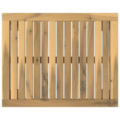 vidaXL Coffee Table White 50 x 60.5 x 36 cm Solid Acacia Wood 6