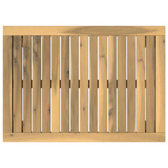 vidaXL Coffee Table White 50 x 68.5 x 36 cm Solid Acacia Wood 6