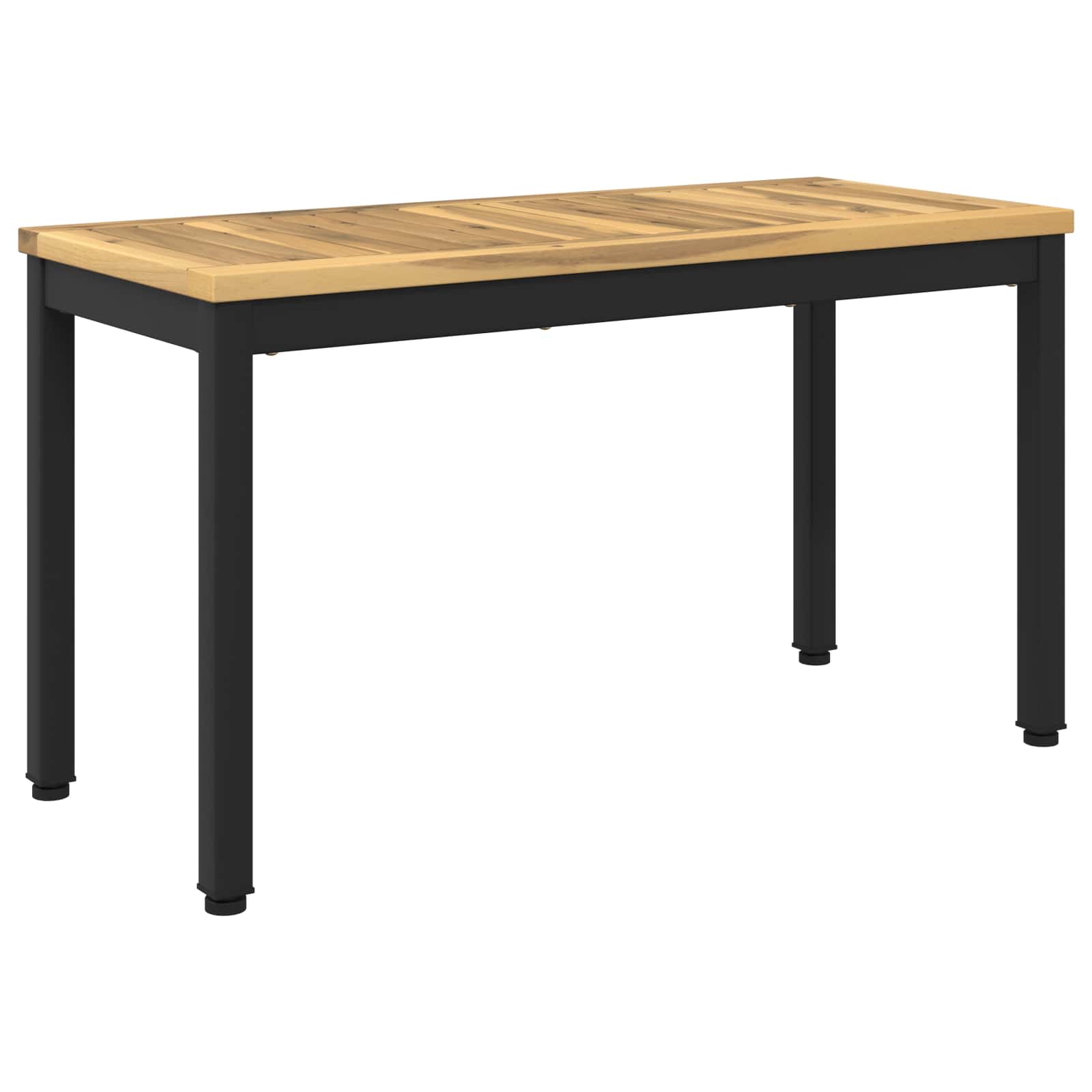 vidaXL Garden Bench 80.5 x 35 x 45 cm Solid Acacia Wood Rectangular 2