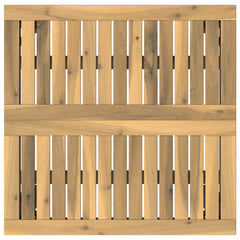 vidaXL Garden Bar Table White and Black 60 x 60.5 x 105 cm 4