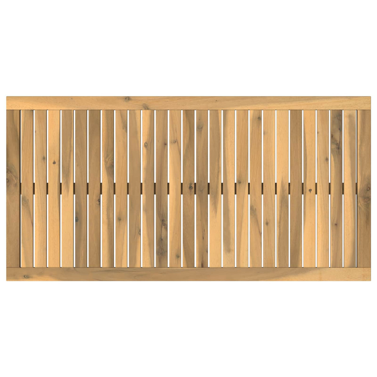 vidaXL Table Top 108.5 x 55 x 2 cm Rectangular Solid Acacia Wood 2