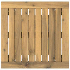 Coffee Table Solid Acacia Wood Whitewash 40.5 cm 40 cm