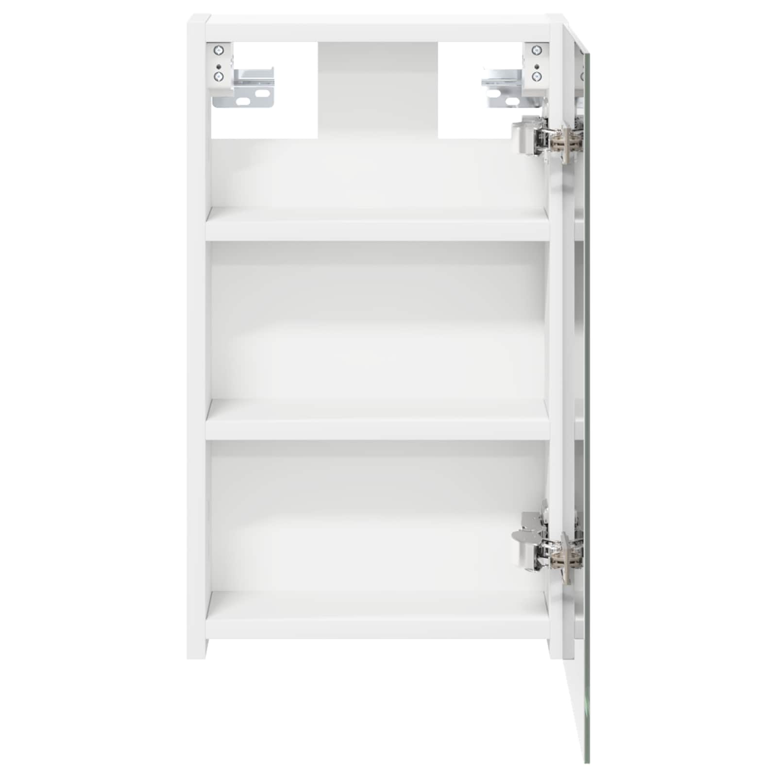vidaXL Bathroom Mirror Cabinet White 30 x 10.5 x 50 cm Engineered wood 6