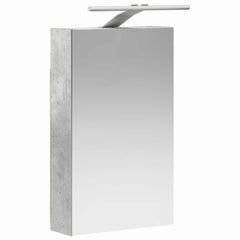 vidaXL Bathroom Mirror Cabinet Concrete Grey 30 x 10.5 x 50 cm 5