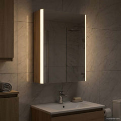 vidaXL Bathroom Mirror Cabinet Sonoma Oak 33 x 11.5 x 50 cm 1