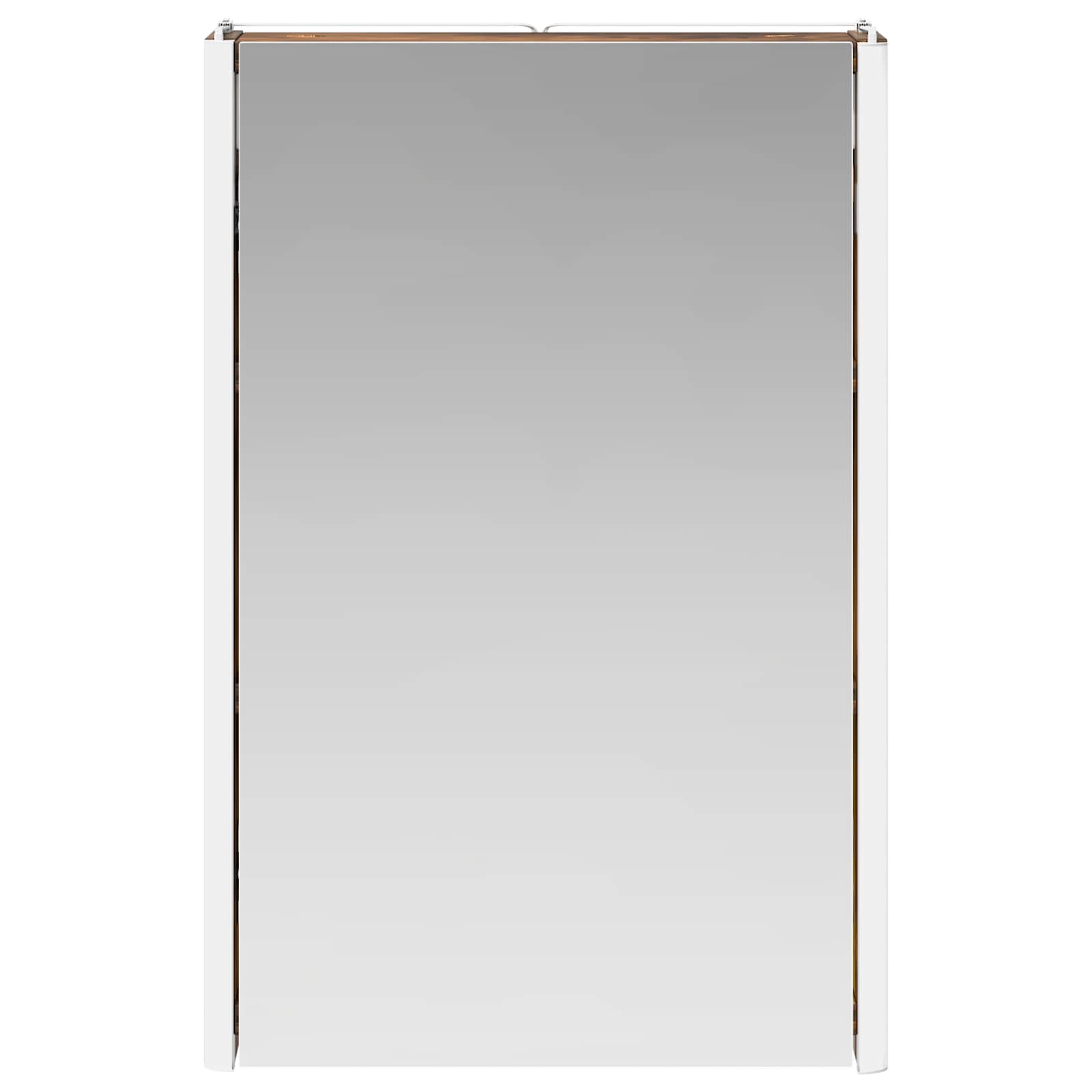 vidaXL Bathroom Mirror Cabinet Smoked Oak 33 x 11.5 x 50 cm 6