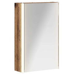 vidaXL Bathroom Mirror Cabinet Old Wood 33 x 11.5 x 50 cm 2
