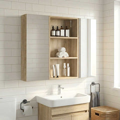Bathroom Wall Cabinet 40 x 14 x 70 cm Width 40 cm Depth 14 cm Sonoma oak