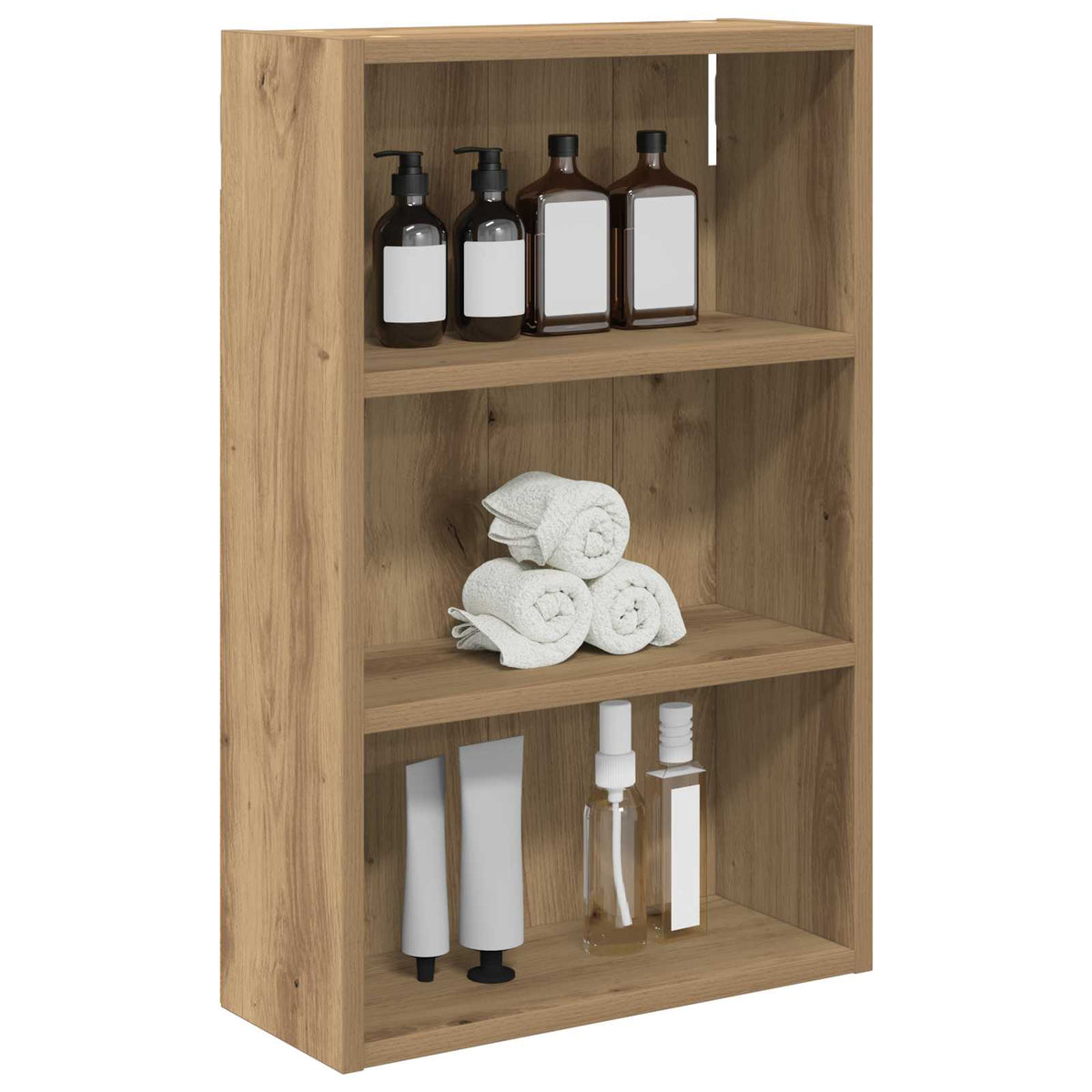 vidaXL Bathroom Wall Cabinet Artisan Oak 40 x 16 x 62.5 cm 3