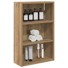 vidaXL Bathroom Wall Cabinet Artisan Oak 40 x 16 x 62.5 cm 3