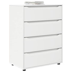 Storage Cabinets 80 x 48 x 105 cm Engineered Wood Depth 48 cm Height 105 cm Width 80 cm White
