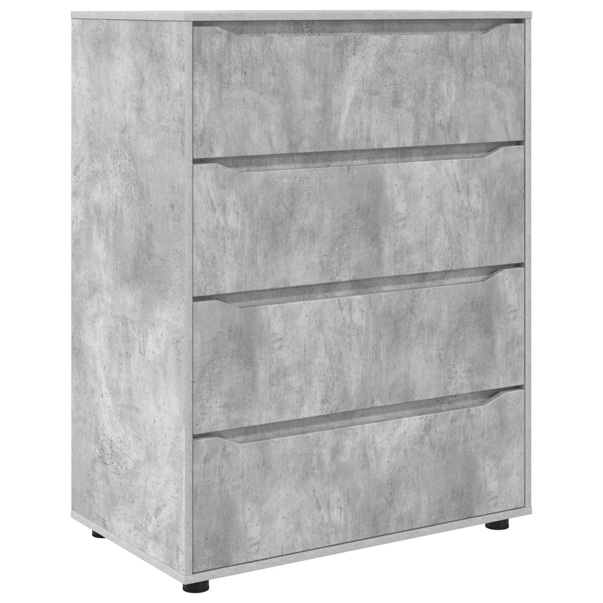 Storage Cabinets 80 x 48 x 105 cm Engineered Wood Depth 48 cm Height 105 cm Width 80 cm Concrete grey