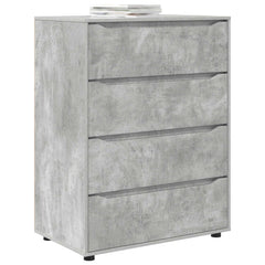 Storage Cabinets 80 x 48 x 105 cm Engineered Wood Depth 48 cm Height 105 cm Width 80 cm Concrete grey