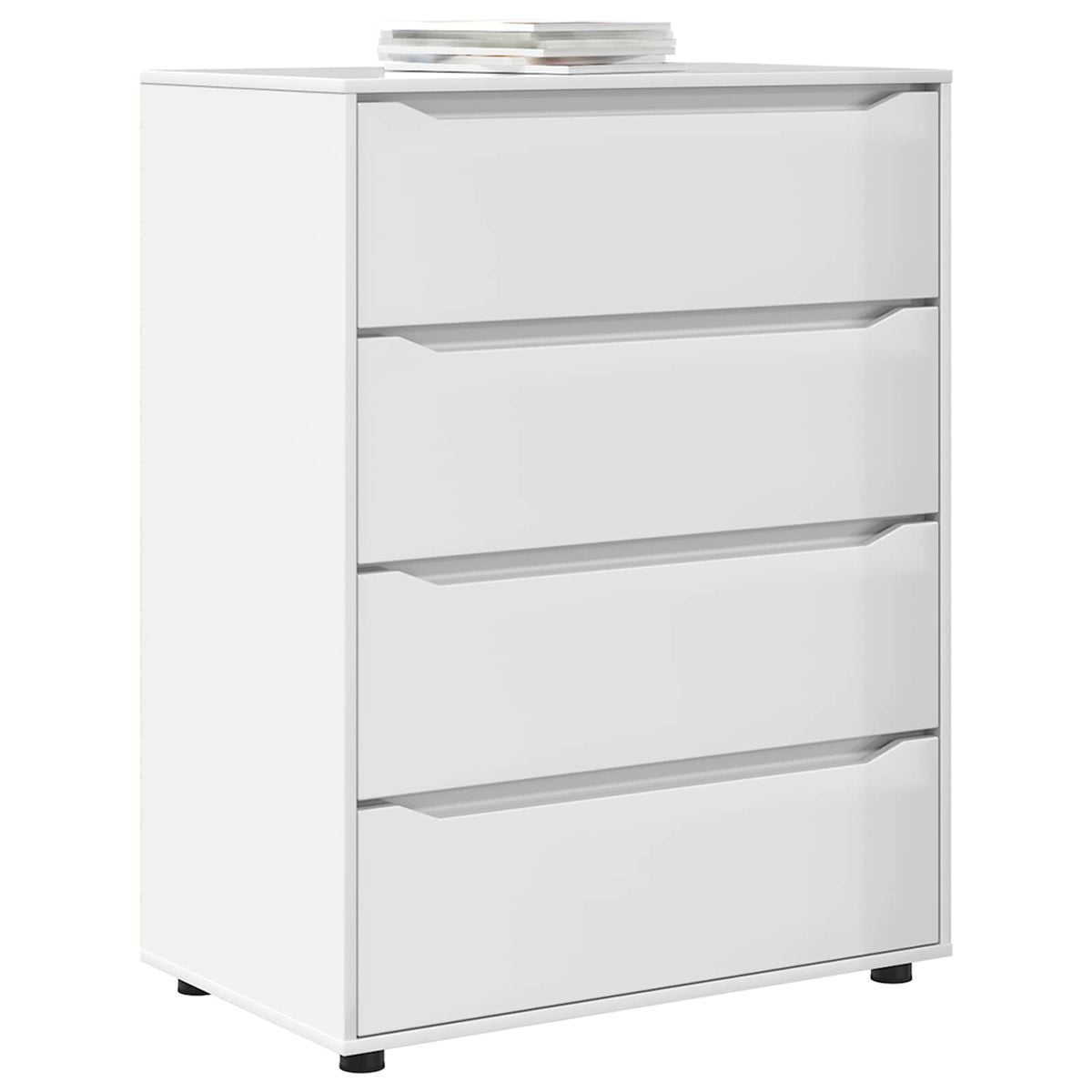 Storage Cabinets 80 x 48 x 105 cm Engineered Wood Depth 48 cm Height 105 cm Width 80 cm High gloss white